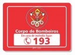 Adesivo Corpo de Bombeiros